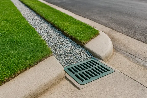 a gravel-filled trench from Dallas French Drain Installation in Irving, TX - Irving TX